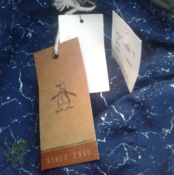 NWT Original Penguin Driving golf newsboy Cap Hat Cotton Adjustable strapback - Picture 4 of 4